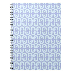 Caderno Espiral Padrão Moderno Vibrante com Formas de Cores Ousada
