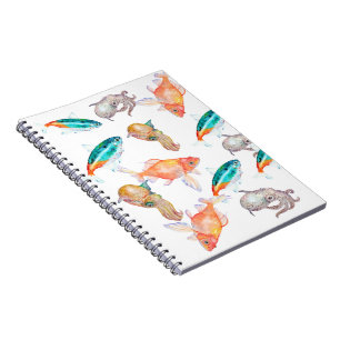 Caderno Espiral Padrão náutico