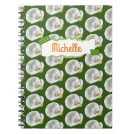 Caderno Espiral Padrão Personalizado Calla Lilly