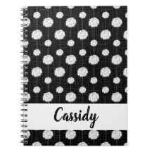 Padrão Pom Do Cheerleader Preto