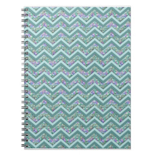 Caderno Espiral Padrão Rainbow Foil ZigZag