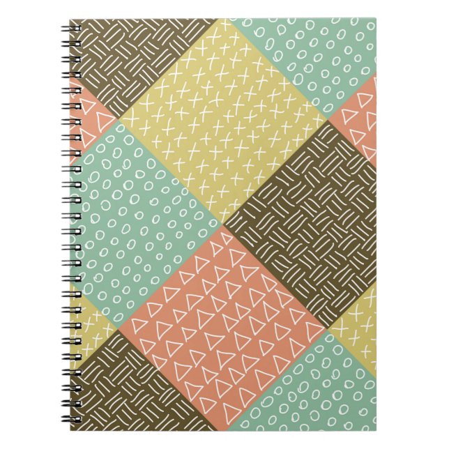 Caderno Espiral  padrão sem descontinuidades com o grupo de trás d (Frente)