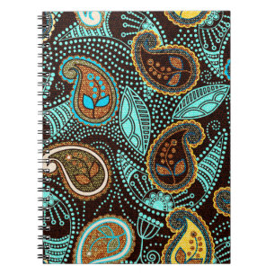Caderno Espiral Padrão sem soldadura de salto, efeito de textura 