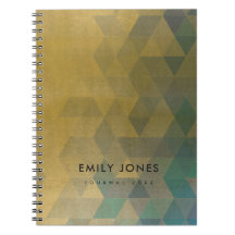 PADRÃO TRIANGULAR DE FAUX AZUL DOURADO DO AQUA GLA