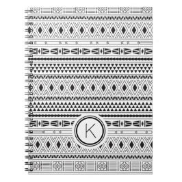 Caderno Espiral Padrão Tribal