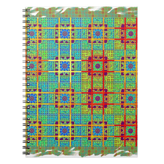 Caderno Espiral Padrão tribal étnico.jpg (Frente)