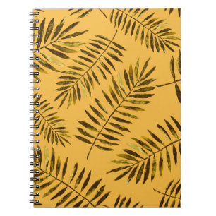 Caderno Espiral Padrão uniforme de aquarela com abstrato colorido