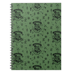 Caderno Espiral Padrão Verde HOGWARTS™