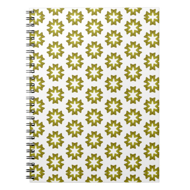 Caderno Espiral Padrão Verde Oliva (Frente)