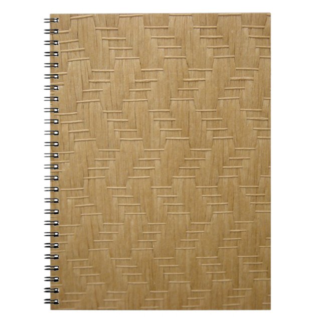 CADERNO ESPIRAL PADRÃO WICKER (Frente)