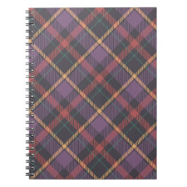 Caderno Espiral Padrão Xadrez Clássico
