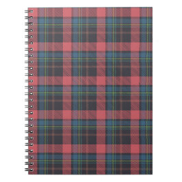 Caderno Espiral Padrão Xadrez Clássico