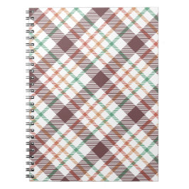 Caderno Espiral Padrão Xadrez Clássico
