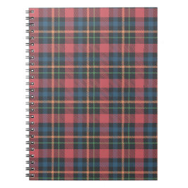 Caderno Espiral Padrão Xadrez Clássico