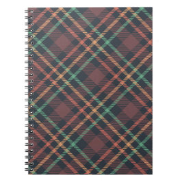 Caderno Espiral Padrão Xadrez Clássico