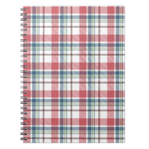 Caderno Espiral Padrão Xadrez Clássico