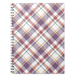 Caderno Espiral Padrão Xadrez Clássico