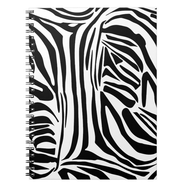 Caderno Espiral Padrão zebra (Frente)