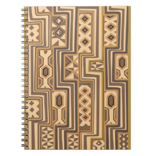 Caderno Espiral Padrões de África: Arte africana abstrata de Bro