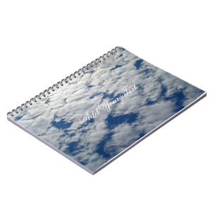 Caderno Espiral Padrões no céu por Shirley Taylor