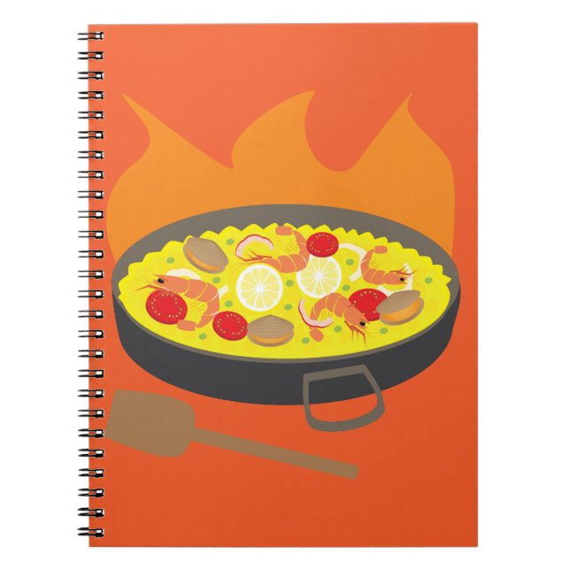 Caderno Espiral Paella (Frente)