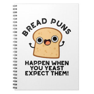 Caderno Espiral Pães Engraçados Acontecem Quando Você Mais Espera