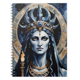 Caderno Espiral Pagan Deusa Grega Hecate Occult Rainha Mística
