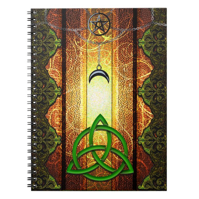 Caderno Espiral Pagan Tome Dark Magic Spells Wiccan & Witchcraft 1 (Frente)