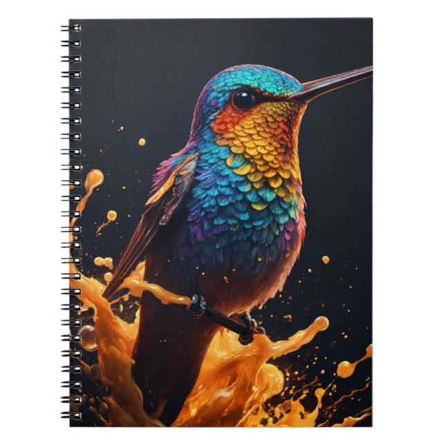 CADERNO ESPIRAL PÁGINA DE NOTA DO PESCADOR-REI (Frente)