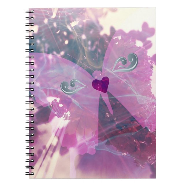 Caderno Espiral Páginas da Borboleta (Frente)
