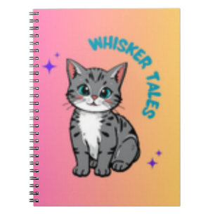 Caderno Espiral Páginas e Páginas - Notebook do Cat Lover