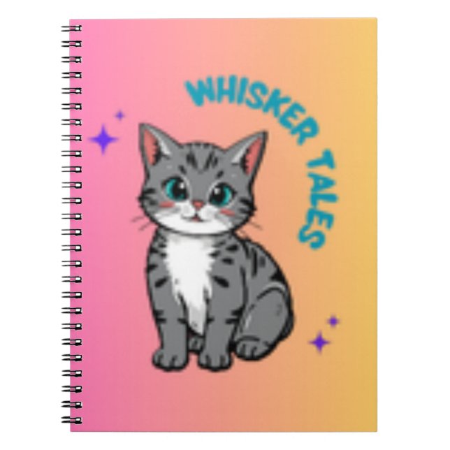 Caderno Espiral Páginas e Páginas - Notebook do Cat Lover (Frente)