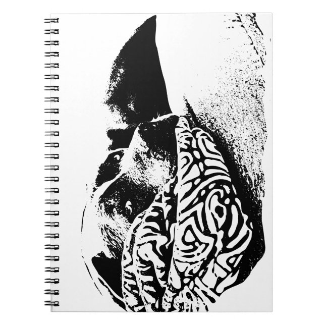 Caderno Espiral Páginas em um Nook Quente (Frente)