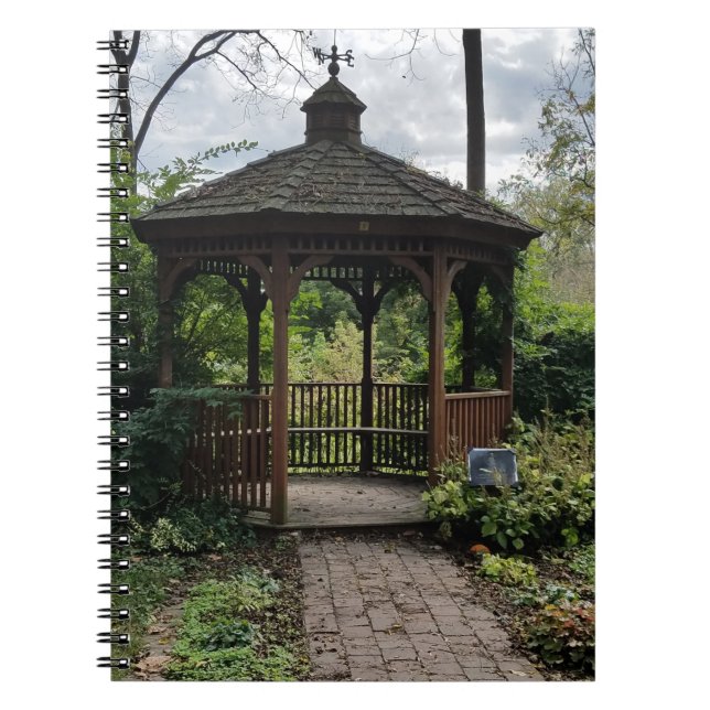 Caderno Espiral Pagoda no notebook Poole Forge Park (Frente)