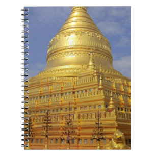 Caderno Espiral Pagode Shwezigon em Bagan, Bagan (Pagan), 2