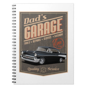 Caderno Espiral Pai 1957 Garagem