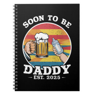 Caderno Espiral Pai Breve 2025 Primeiro Pai 2025 Retro