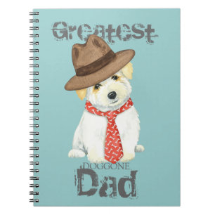 Caderno Espiral Pai Coton de Tulear