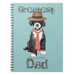 Caderno Espiral Pai de Cão de Água Português