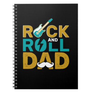 Caderno Espiral Pai de presentes Pai De Pedra E Rolo