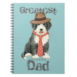 Caderno Espiral Pai farpado do Collie