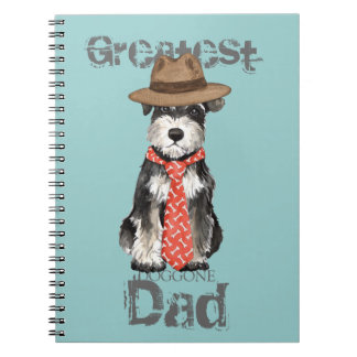 Caderno Espiral Pai Miniatura Schnauzer