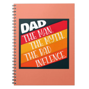 Caderno Espiral Pai O Homem, O Mito, A Má Influência