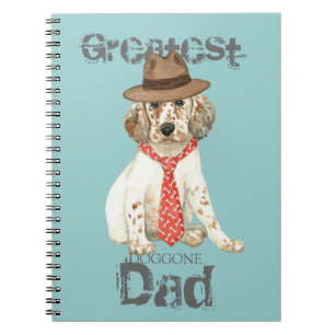 Caderno Espiral Pai Setter Inglês
