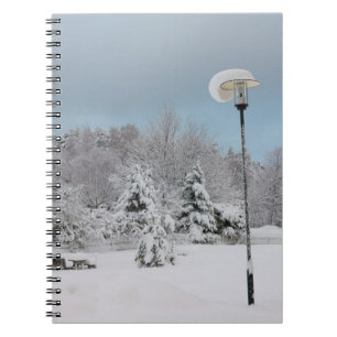 Caderno Espiral País das maravilhas do inverno