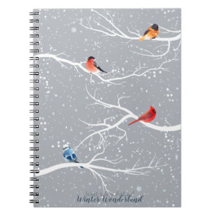 Caderno Espiral País das maravilhas do inverno