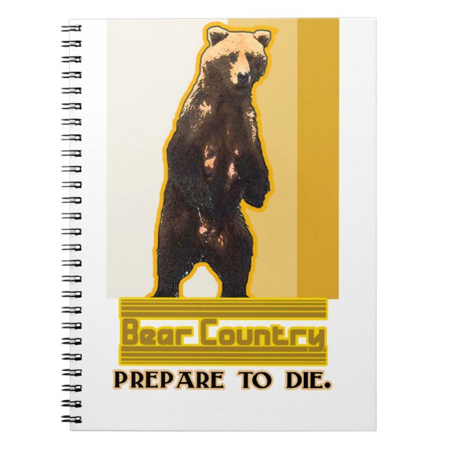 Caderno Espiral País do urso (Frente)