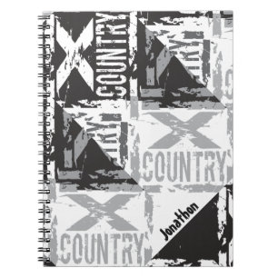 Caderno Espiral país transversal personalizado