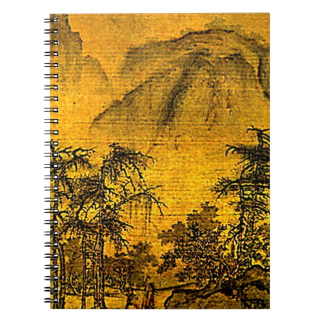 Caderno Espiral Paisagem antiga (Frente)