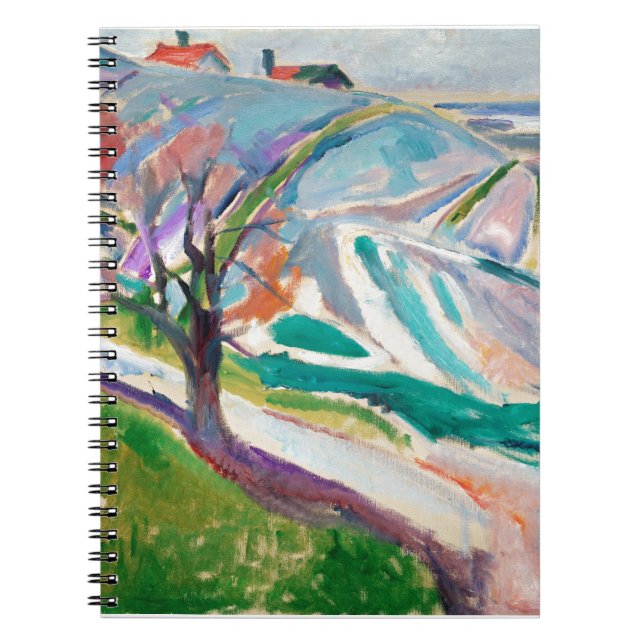 Caderno Espiral Paisagem com Edward Munch (Frente)